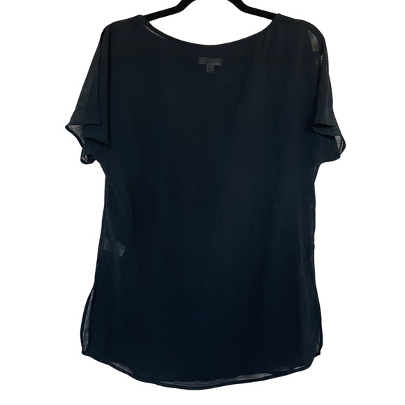 NWT 14th & Union Black Popover Tunic Small - Picture 3 of 10